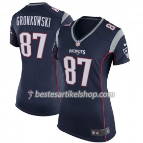 Damen New England Patriots Trikot Rob Gronkowski 87 Nike Navy